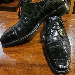 Mezlan Custom Crocodile lace ups